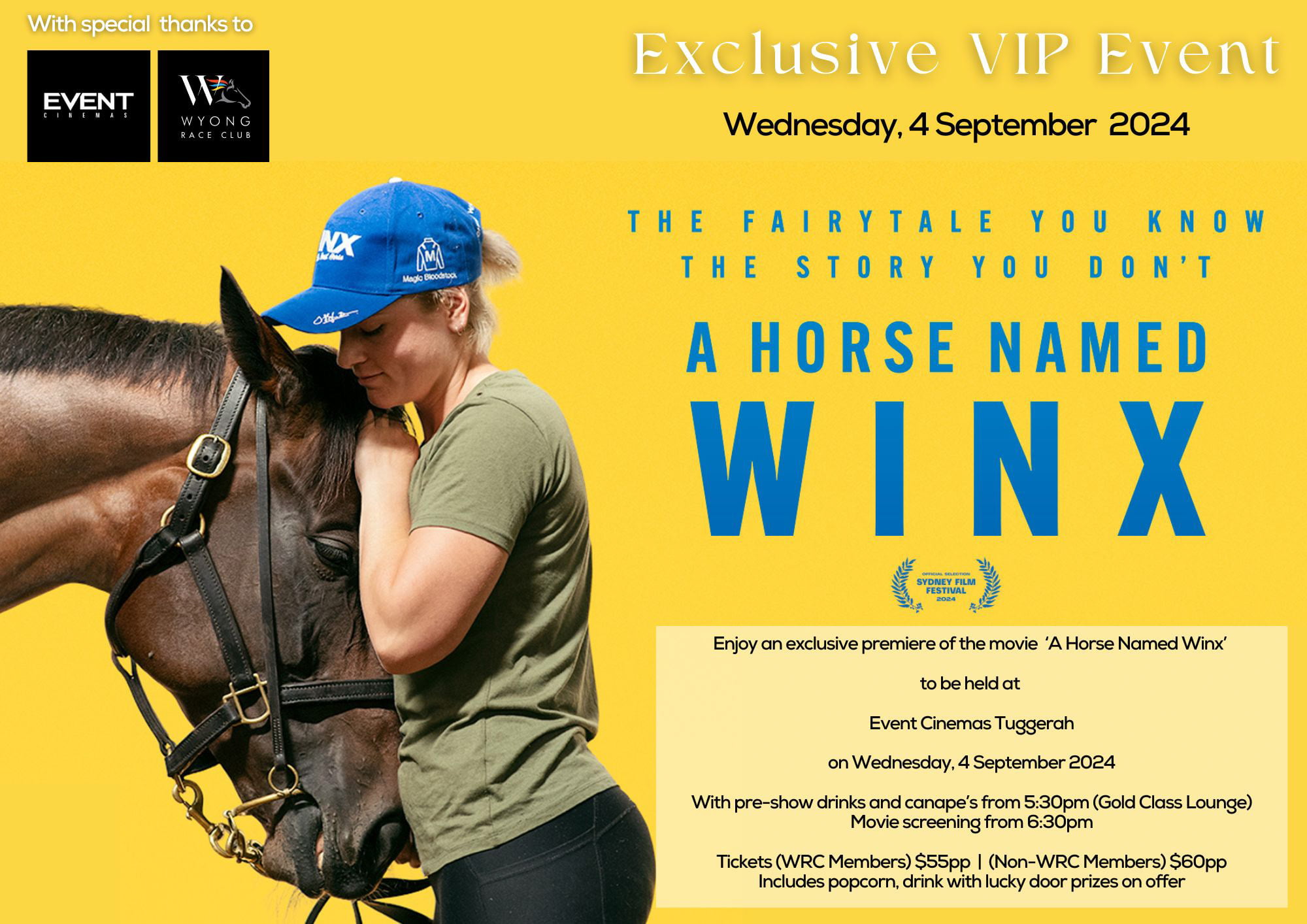 A Horse Named Winx Movie Prescreening