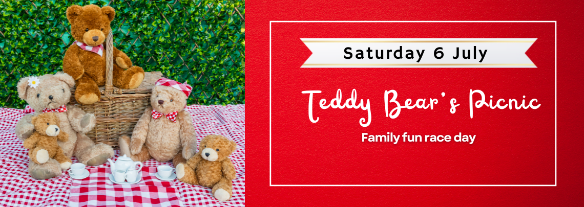 Saturday 6 July  Teddy Bear's Picnic Race Day